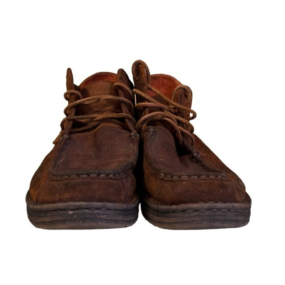 Born Men’s Dark Brown Suede Classic Lace-Up Chukka Boots Size 10.5 - Picture 4 of 7